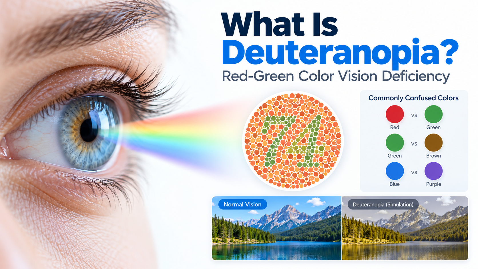 Illustration for What Is Deuteranopia?